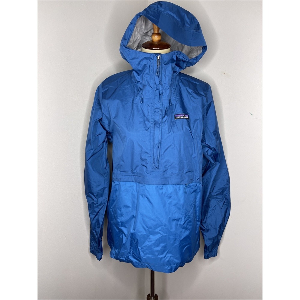 Patagonia Torrentshell Jacket Mens Blue Pullover H2No Rain Windbreaker XS